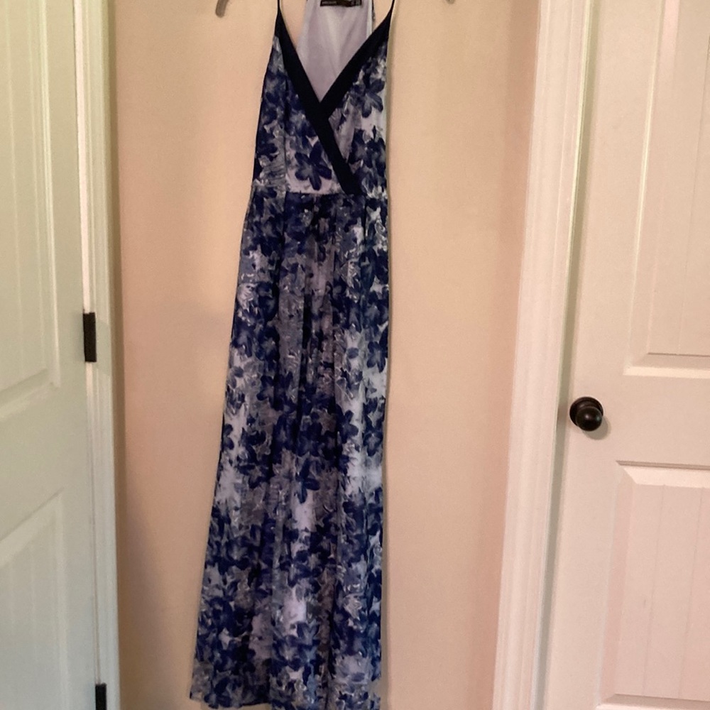 Karen Millen blue maxi dress size 6
